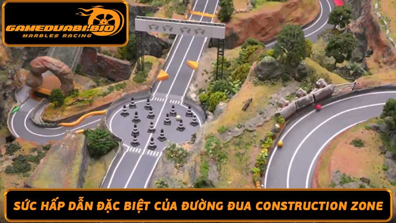 Đường đua Construction Zone Khám phá thế giới đua bi độc đáo