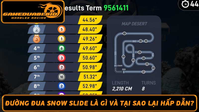 Đường đua Snow Slide Đường Đua Băng Giá Nổi Tiếng